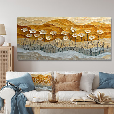 Désert, fleur de bleuet I - Art mural bleuets