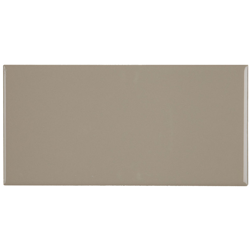 Berkeley 4" x 8" Ceramic Subway Tile, Urban Putty