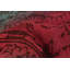 Tapis rouge à transition de couleur 6 pi 3 po x 9 pi 2 po