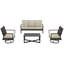 Ensemble de chaises de patio pivotantes avec coussins-1001275853