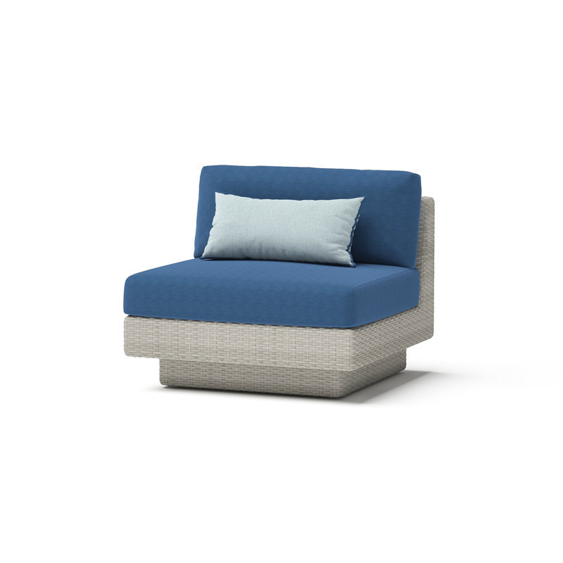 Portofino Comfort Outdoor 5 - Piece Conversation Set, Spectrum Indigo Sunbrella®