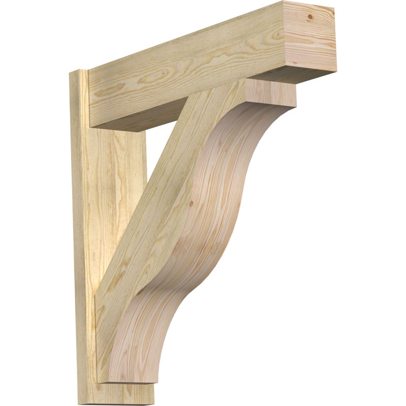 Jeu de blocs Funston, 8" W Douglas Fir (Rough Sawn), P 34 po x H 34 po