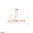 Mingle 2-Light Linear Pendant - Satin Brass