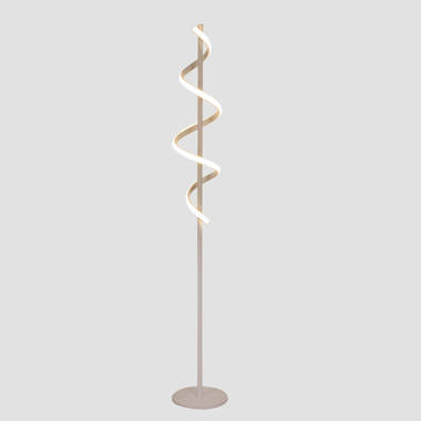 Insider 57.5 LED Novelty Floor Lamp with Remote Control Wade Logan Shade Color: Gold