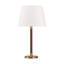 Lauren Ralph Lauren Grayson 1 Light Bedroom Home Office Living Room Lamp With White Linen Shade-1213127309-1213127310
