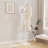 This White, Sturdy Floor-Standing Coat Rack Features A Solid Square Base And Eight Built-In Hooks. Easy To Assemble, It's Suitable For Bedrooms, Entryways, And Offices For Storing Coats And Hats.-134011815