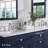 60'' Double Bathroom Vanity with Engineered Top