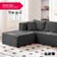 Canapé modulaire rembourré désossé Ebern Designs, canapé modulaire surdimensionné en forme de L avec méridienne, canapé d'angle à combinaison profonde et siège libre, côté gauche-843184756