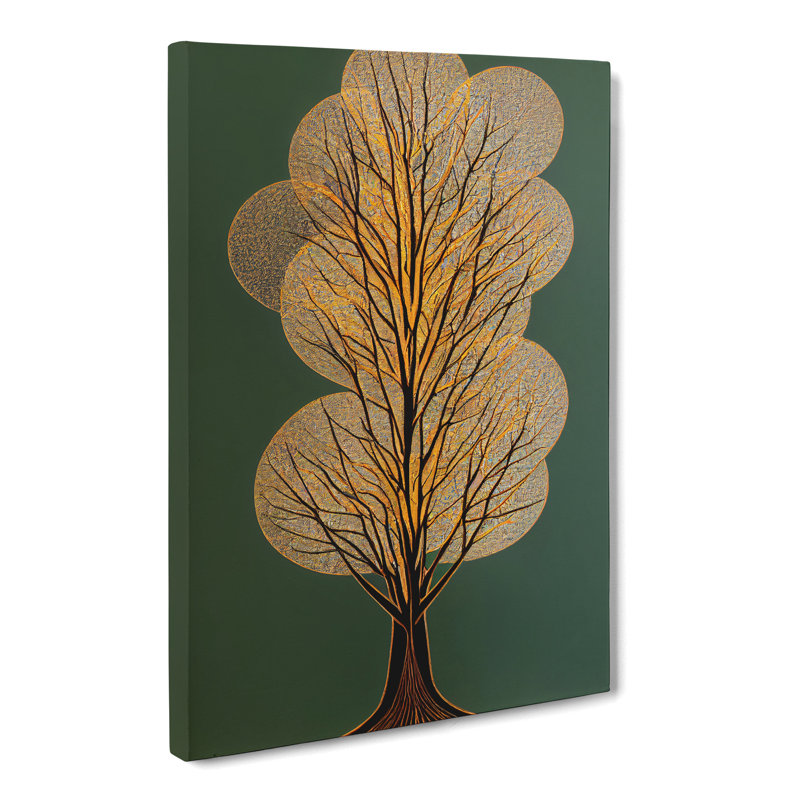Contemporary Tree Vol.4 - Wrapped Canvas Print, 50cm H x 35cm W x 3cm D