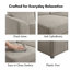 3 Seater Corduroy Sofa-1118796538