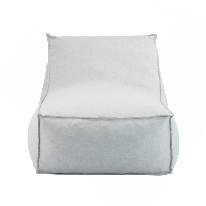 Fauteuil à billes Perry, gris clair, Tissu gris pâle