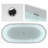 70.67'' x 31.89'' Freestanding Soaking Acrylic Bathtub