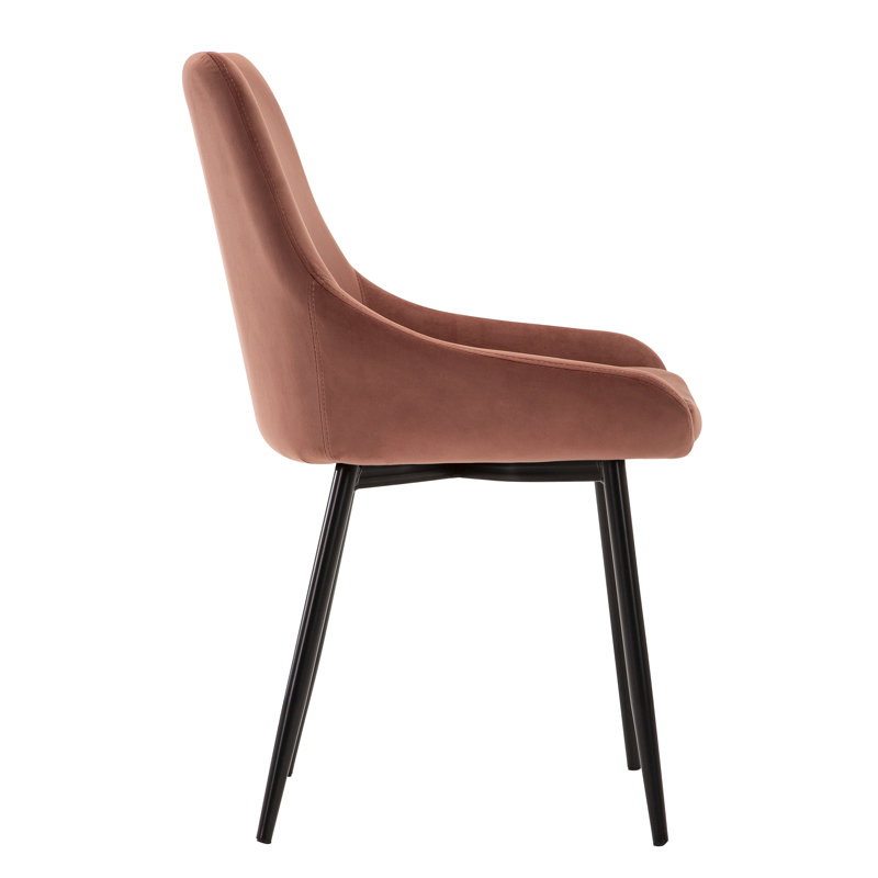Rocio Upholstered Dining Chair, Pink