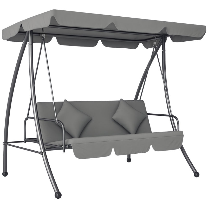 3 Person Porch Swing with Canopy