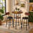3-Piece Counter Height Round Bar Table Set-110476219-110476221