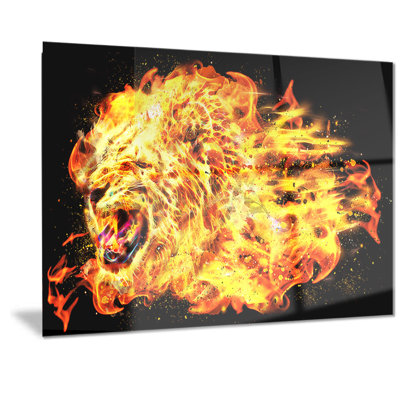 « éblouissante lion », impression