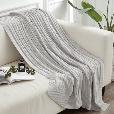 Knitted Throw Blanket