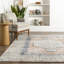 Tapis à motif de médaillon pour le salon, la chambre à coucher, la salle à manger et la cuisine Mattawa, pêche / beige-308798295