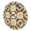 Horloge murale en bois à motif géométrique VI-63892131