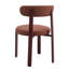 Ensemble de 2 chaises d'appoint incurvées à dossier courbé-654281970-654281931