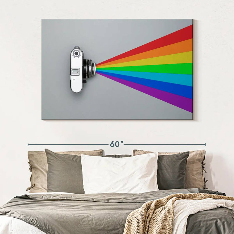 Senne Rainbow Camera Flash, 34" H x 51" W