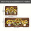 Tapis de cuisine tournesol et papillon