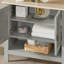 Marshallton 60cm Single Bathroom Vanity Base Only in Gray