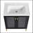 Diljan 27.8 " W Freestanding Standard Free Standing 1 Single Vanity Bathroom Vanity With Ceramic Top