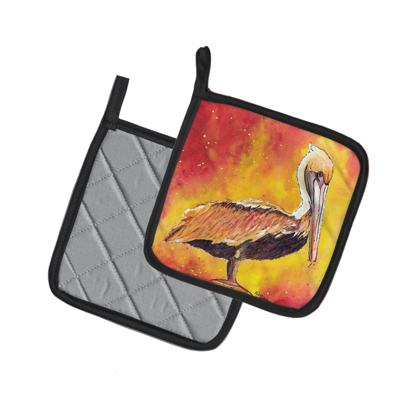 Caroline's Treasures Pelican Polyester Potholder