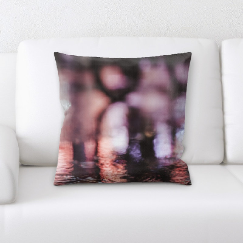Microsuede Throw Pillow