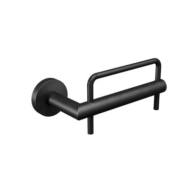 Volkano Summit Wall Mounted Toilet Paper Holder - Matte Black