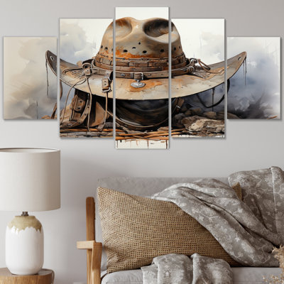 Minimalisme chapeau de cowboy III 5 pièces
