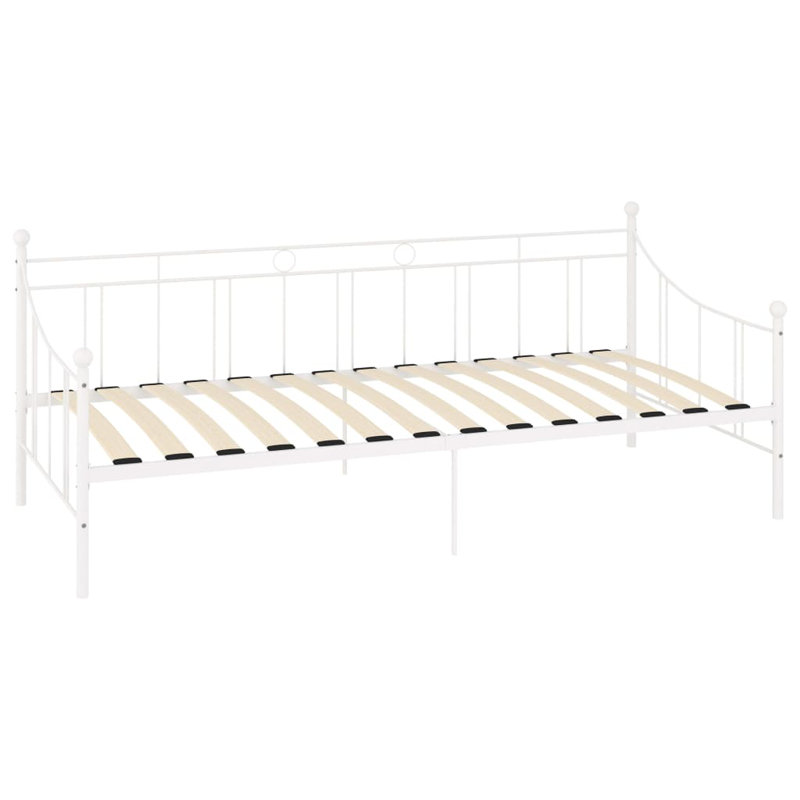 Del Rio Metal Daybed, White