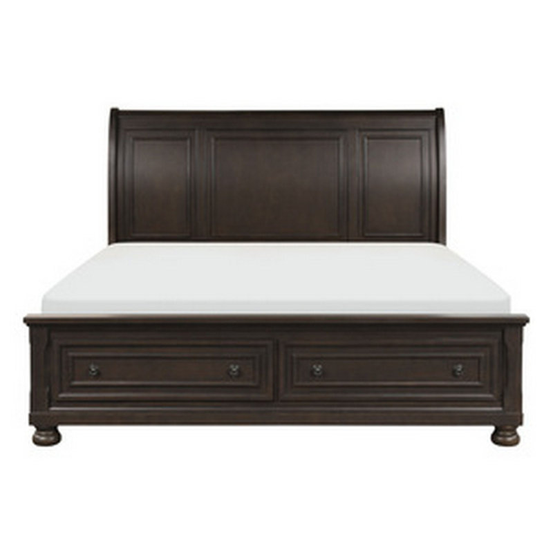 Dianna Sleigh Storage Bed, Cal King 