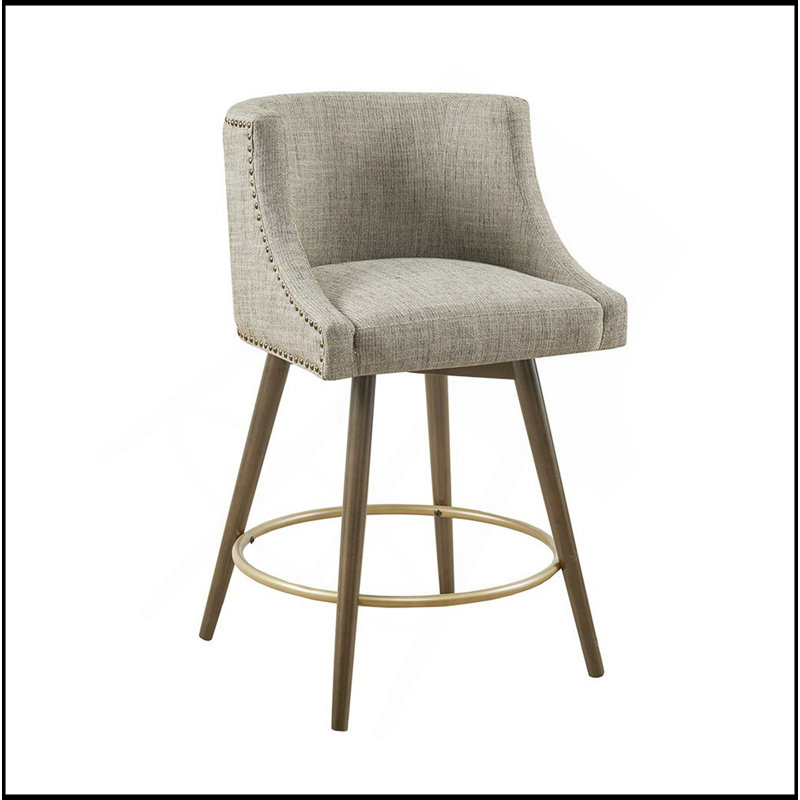 Tabouret de comptoir pivotant, Beige