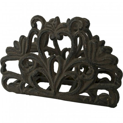 Porte-serviettes à motif floral