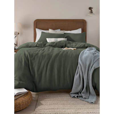 Cotton Duvet Cover Set with Pillowcases Quilt Cover Soft and Breathable Duvet Cover with Pillowcases Included