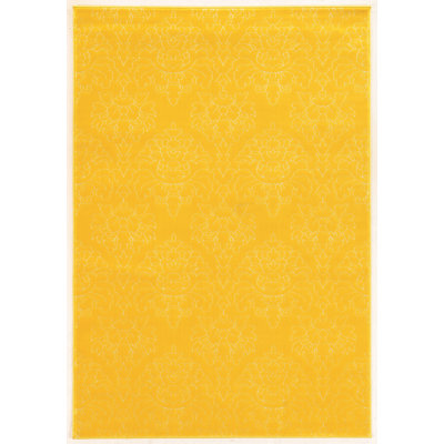 Tapis jaune à tissage plat Reagan