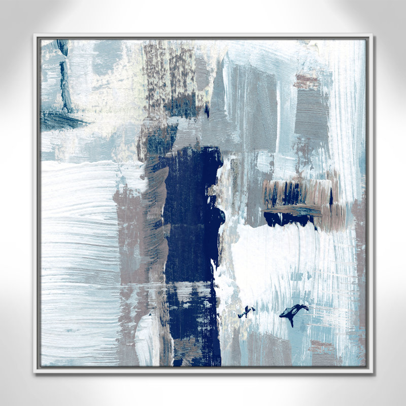 «Quiet Winter Woods - Square Version Print» par Susan Jill, Blanc, H 31,5 po x l 31,5 po