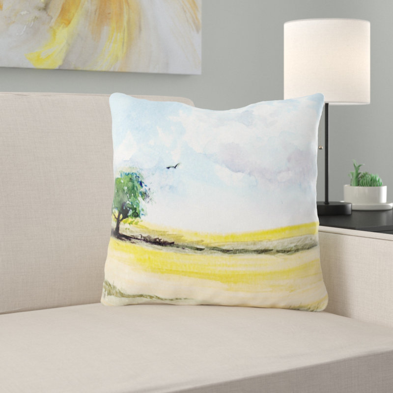 Housse de coussin Damita, Microsuède, Intérieur