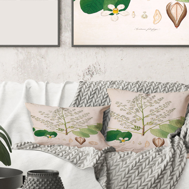 Housse et insert de coussin Botanicals, 18" x 18"