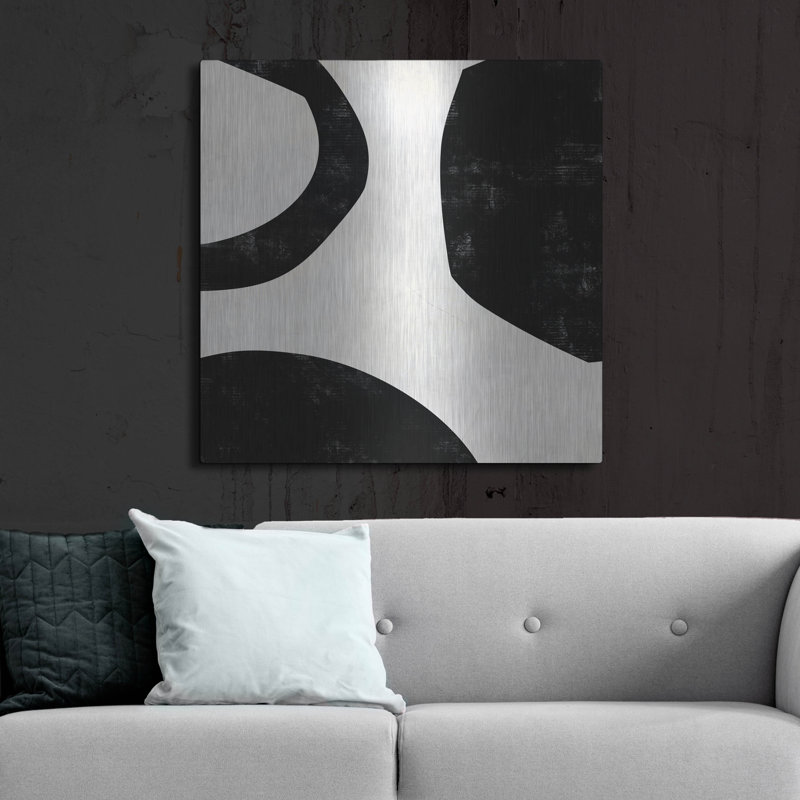  «L'espace entre 1» par Laura Gibson, art mural en métal, 36 po x 36 po, H 36 po x l 36 po