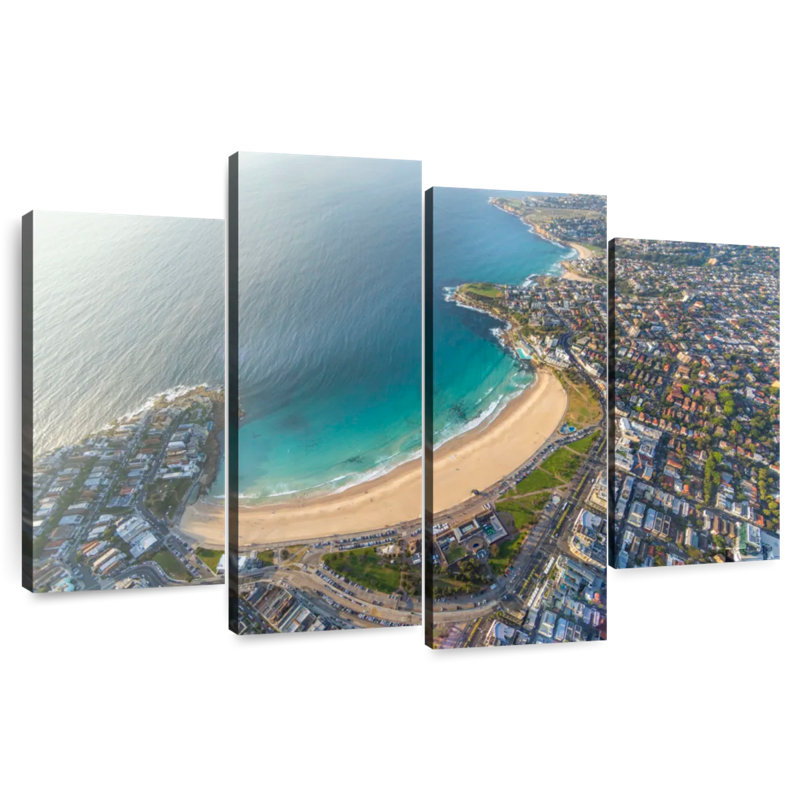 Nicci Bondi Beach Aerial View, 54" H x 84" W