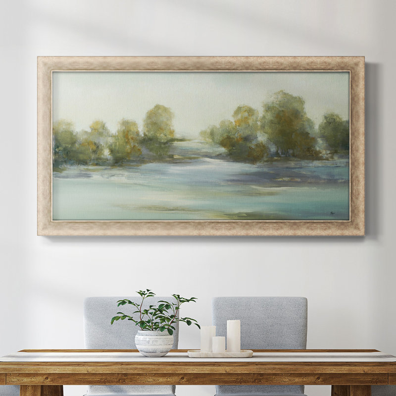 Impression sur toile tendue, "Cadre apaisant III", H 29 po x l 53 po x P 1,25 po