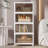  4 Pack Canas Plastic Foldable Stackable Storage Bin Double Door With Lids And Wheels Display Case Showcase Closet Rectangle Box Organizers And Storage For Electronics, Clothes, Toys-2137217202