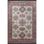 Tapis décoratif rétro multicolore à motifs clairs et à motifs de franges-715703687