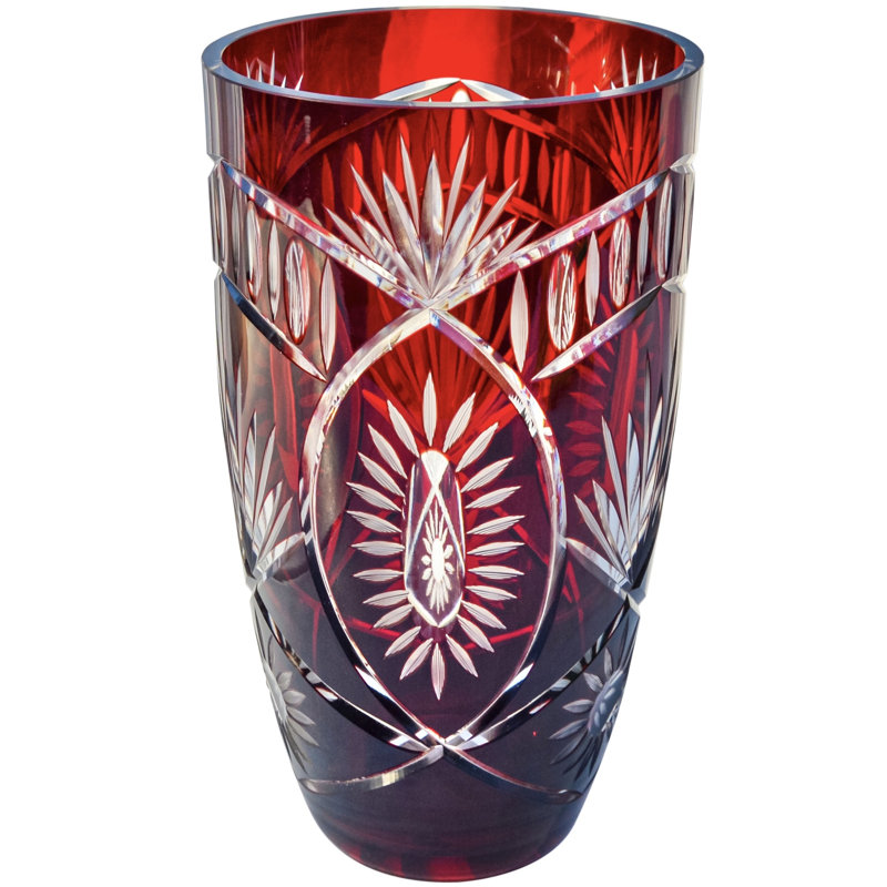 Handcrafted Crystal Table Vase