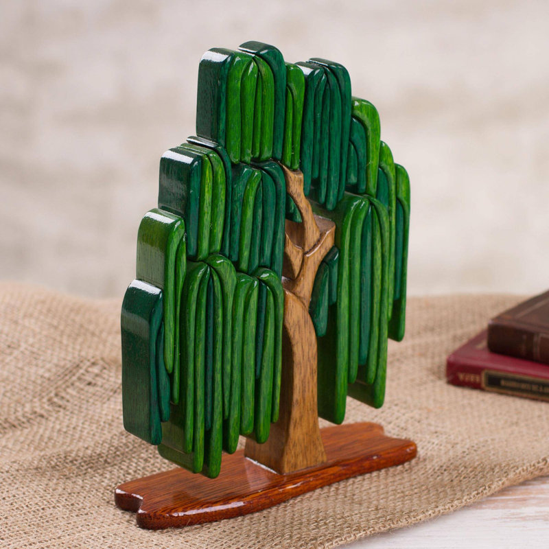 Sculpture en bois de saule Weeping