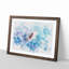 Swimming Dolphin - Picture Frame Graphic Art Print-56877338-56877339