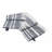 Blue And White Woven Cotton Striped Throw Blanket